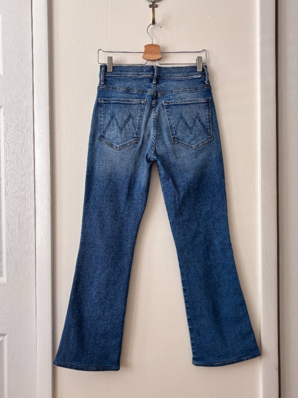 MOTHER The Desperado Heel Jeans in Work Hard Play Hard - Picture 8 of 13